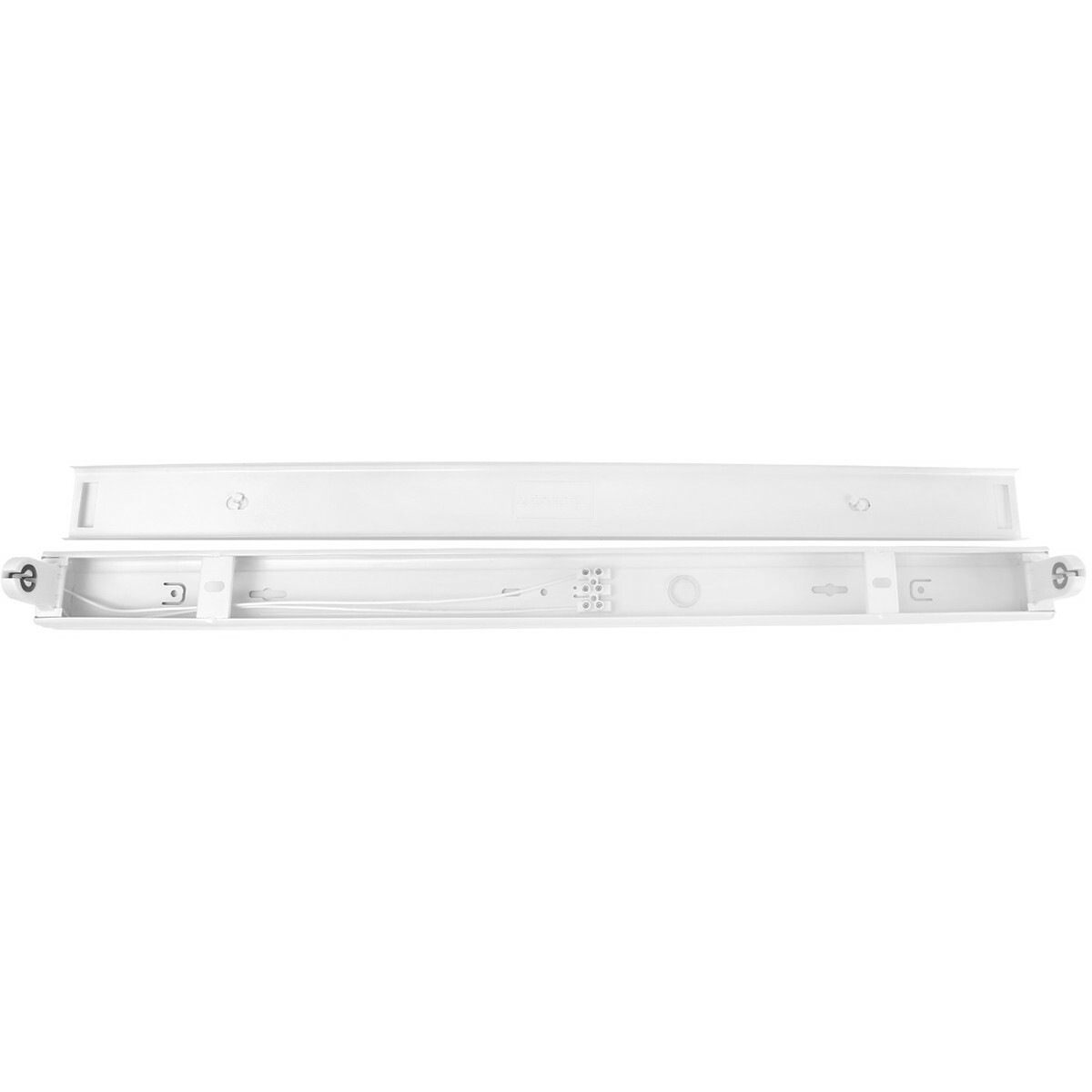 LED TL Armatuur met T8 Buis - OSRAM SubstiTUBE Value EM 840 - Aigi Dybolo - 60cm Enkel - 7.6W - Natuurlijk Wit 4000K