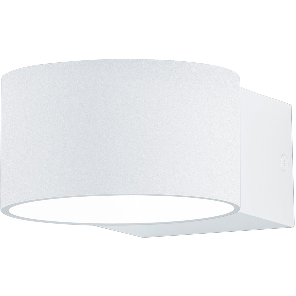 LED Wandlamp - Trion Lapaco - 4W - Warm Wit 3000K - Rond - Mat Wit - Aluminium - OSRAM LEDs