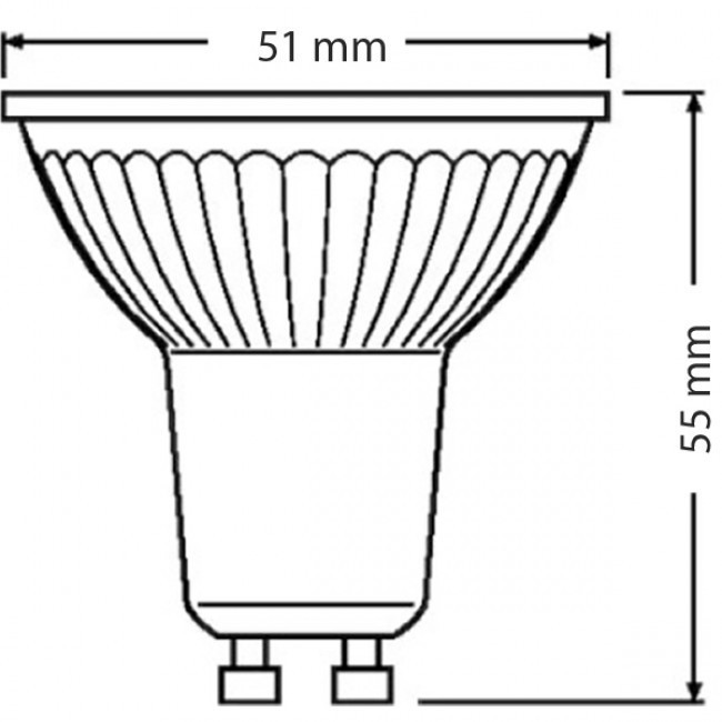 LED Spot Set - LEDVANCE Parathom PAR16 930 36D - Pragmi Delton Pro - GU10 Fitting - Dimbaar - Inbouw Rond - Mat Wit - 3.4W - Warm Wit 3000K - Kantelbaar - Ø82mm