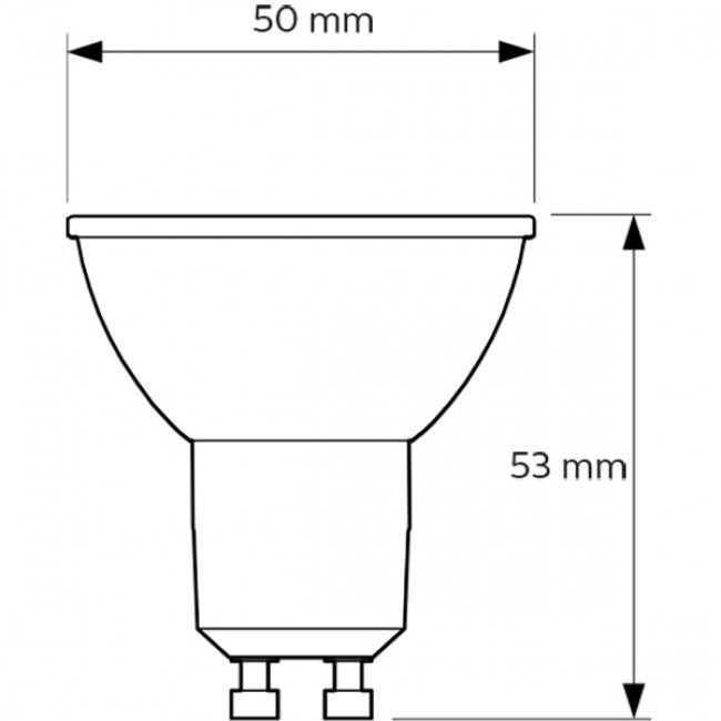 LED Spot Set - Pragmi Vrito Pro - GU10 Fitting - Inbouw Rond - Mat Zwart - Ø82mm - Philips - CorePro 827 36D - 3.5W - Warm Wit 2700K