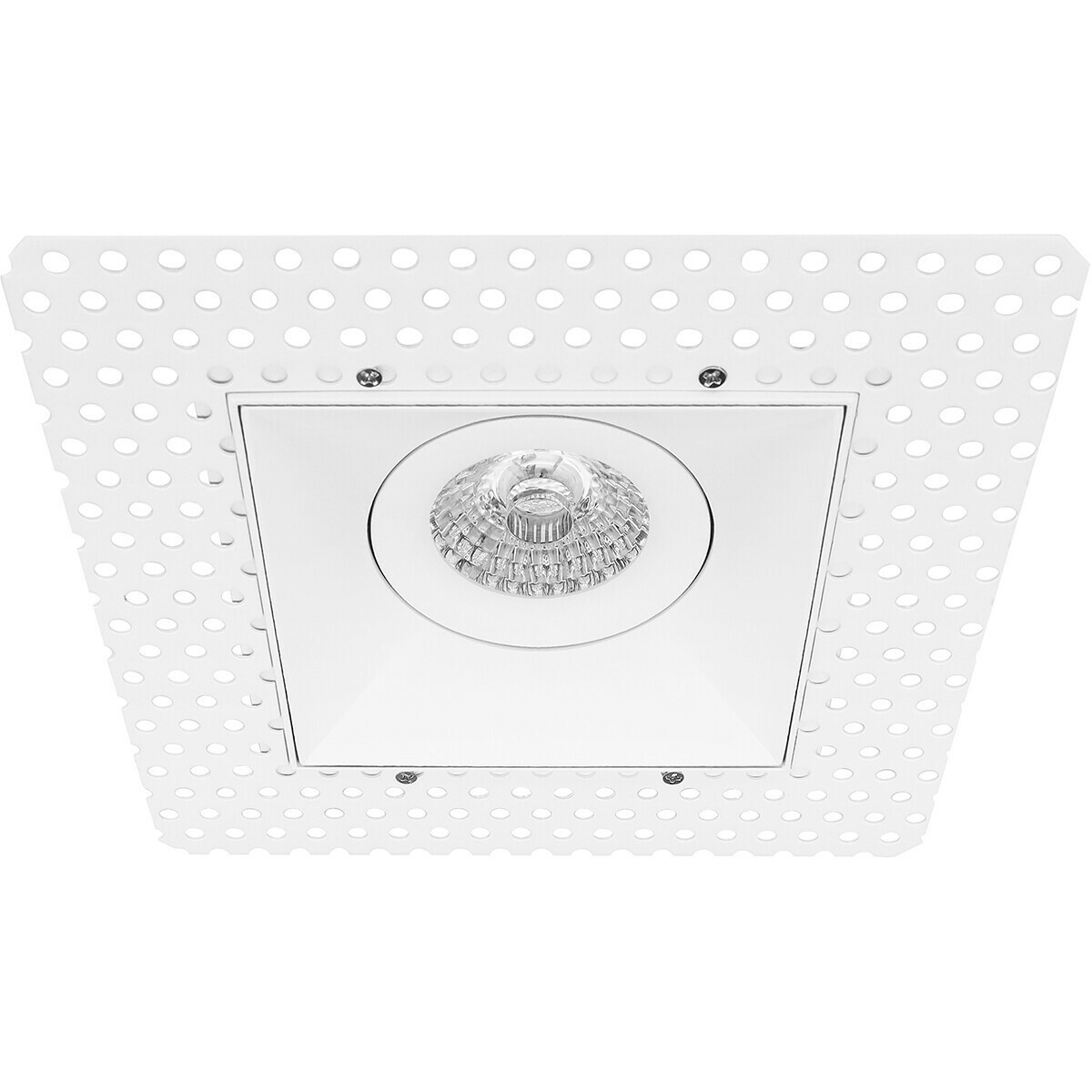 Pragmi Nivas Pro - Inbouw Vierkant - Mat Wit - Trimless - Kantelbaar - 150mm - Philips Hue - LED Spot Set GU10 - White Ambiance - Bluetooth