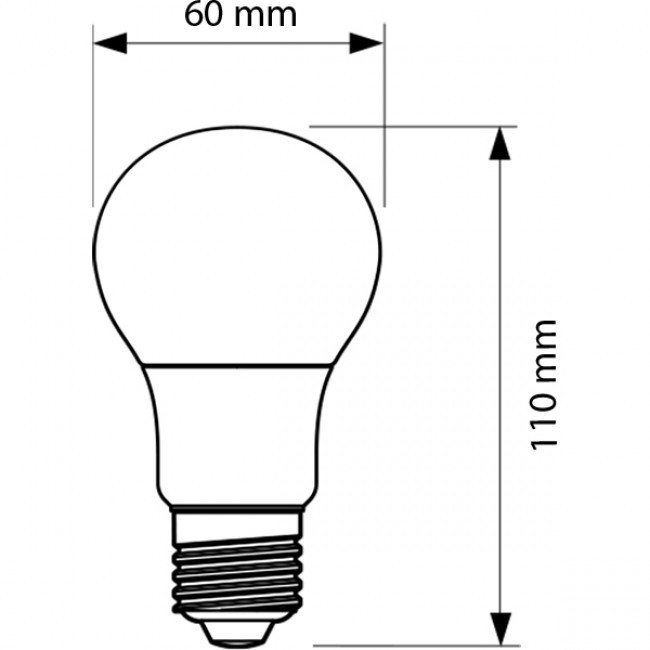 PHILIPS - LED Lamp 10 Pack - CorePro LEDbulb 827 A60 - E27 Fitting - 8W - Warm Wit 2700K | Vervangt 60W