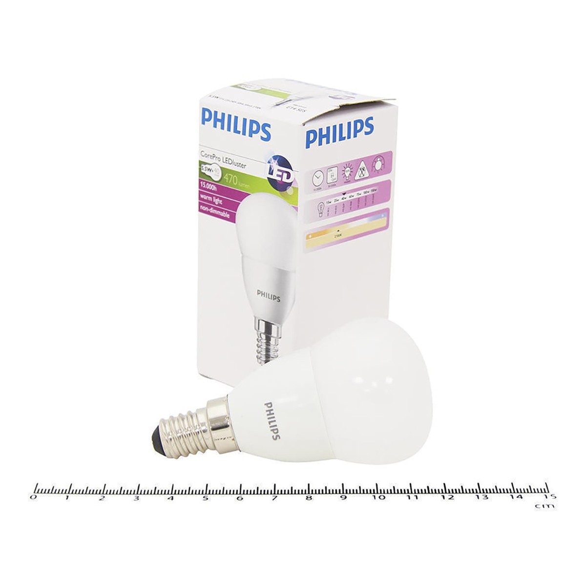 PHILIPS - LED Lamp 10 Pack - CorePro Lustre 827 P45 FR - E14 Fitting - 5.5W - Warm Wit 2700K | Vervangt 40W