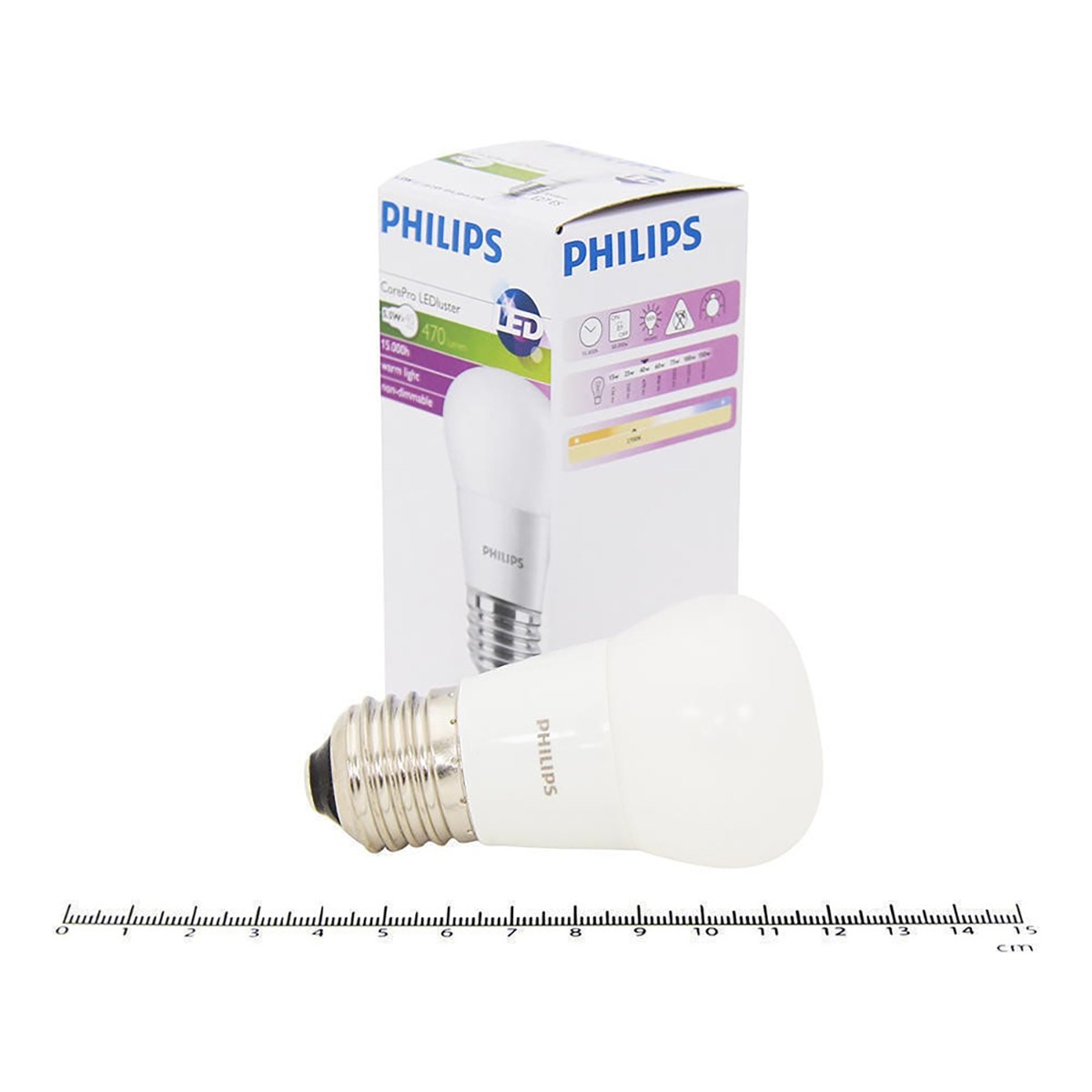 PHILIPS - LED Lamp 10 Pack - CorePro Lustre 827 P45 FR - E27 Fitting - 5.5W - Warm Wit 2700K | Vervangt 40W