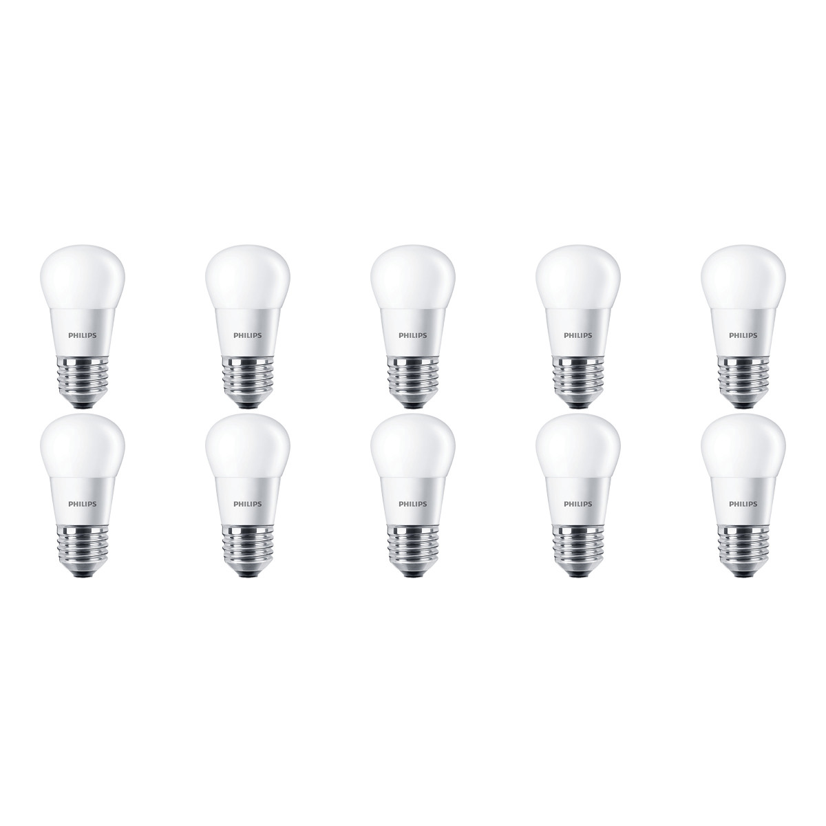 PHILIPS - LED Lamp 10 Pack - CorePro Lustre 827 P45 FR - E27 Fitting - 5.5W - Warm Wit 2700K | Vervangt 40W