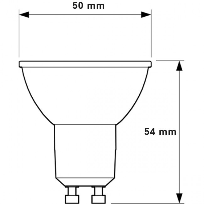 PHILIPS - LED Spot - SceneSwitch 827 36D - GU10 Fitting - Dimbaar - 1.5W-5W - Warm Wit 2200K-2700K | Vervangt 5W-50W