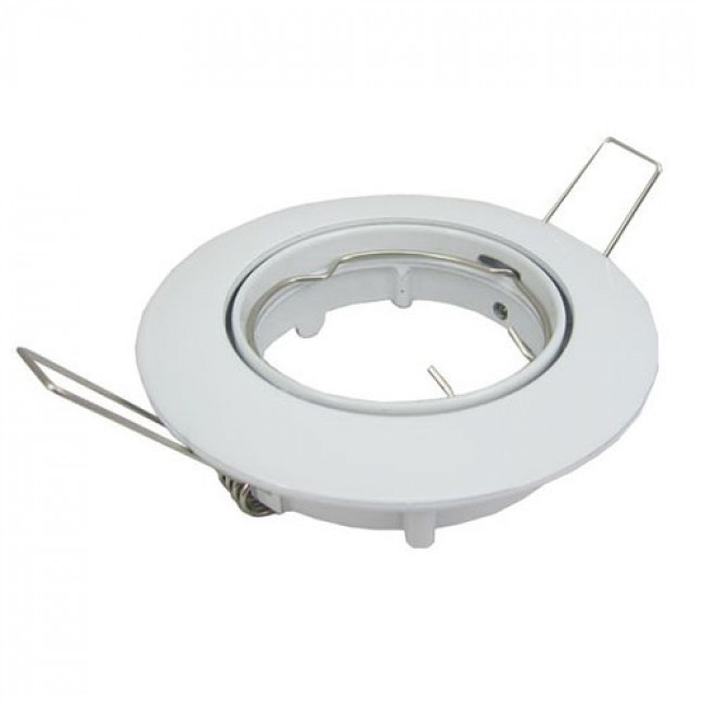 LED Spot Set - GU10 Fitting - Inbouw Rond - Glans Wit - Kantelbaar Ø82mm - Philips - CorePro 840 36D - 5W - Natuurlijk Wit 4000K - Dimbaar