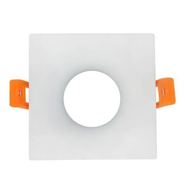 LED Spot Set - GU10 Fitting - Inbouw Vierkant - Mat Wit - 85mm - Philips - CorePro 827 36D - 5W - Warm Wit 2700K - Dimbaar