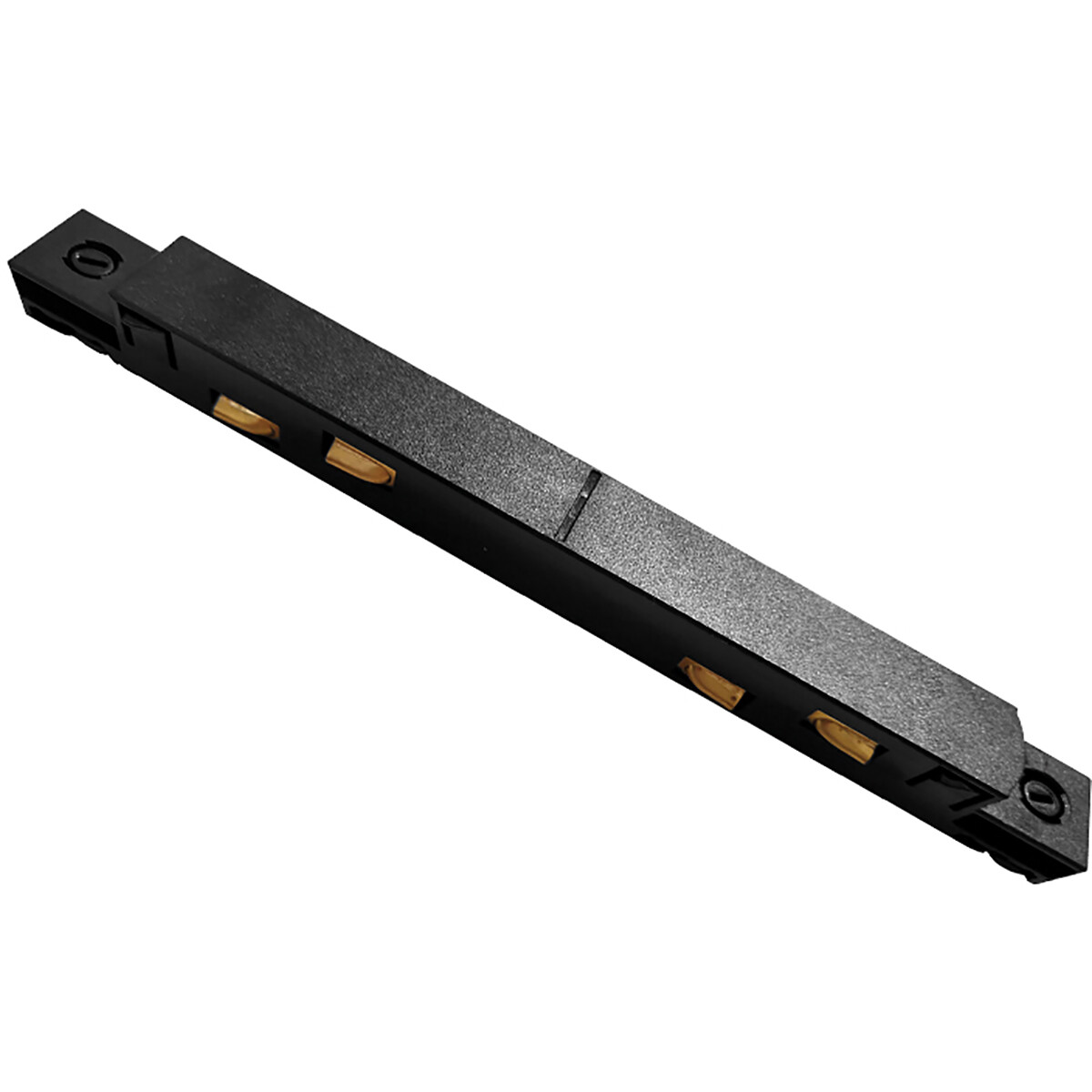 Rechte Connector - Doorverbinder - Brinton Magni - 48V Magnetische Track Rails - Zwart