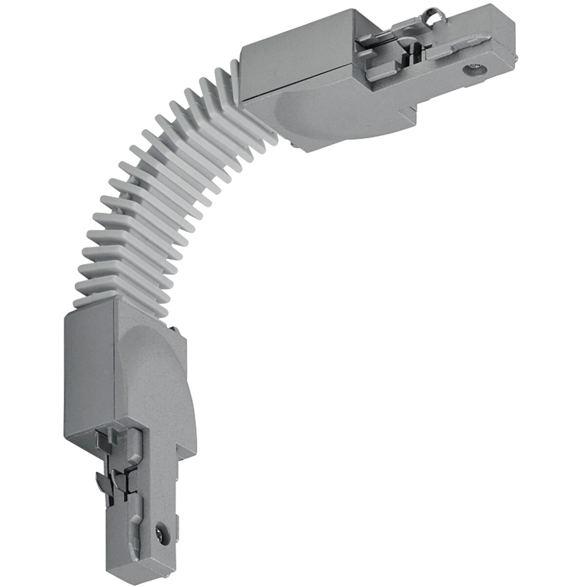 Spanningsrail Doorverbinder - Trion Dual - Flexibele Connector - 2 Fase - Mat Titaan product afbeelding