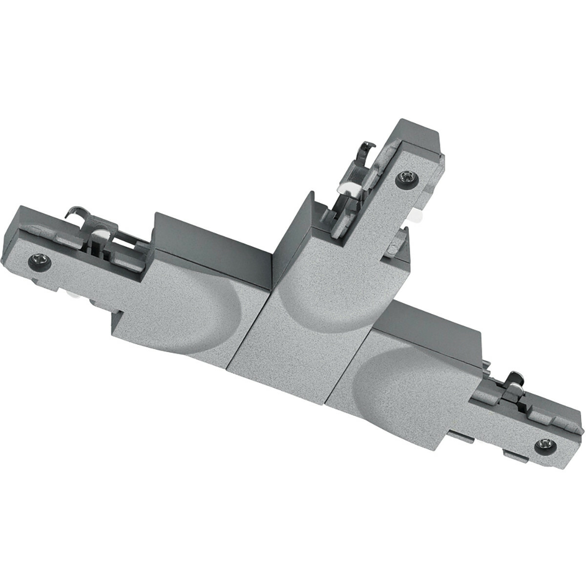 Spanningsrail Doorverbinder - Trion Dual - T Connector - Aarde Links - 2 Fase - Mat Titaan product afbeelding