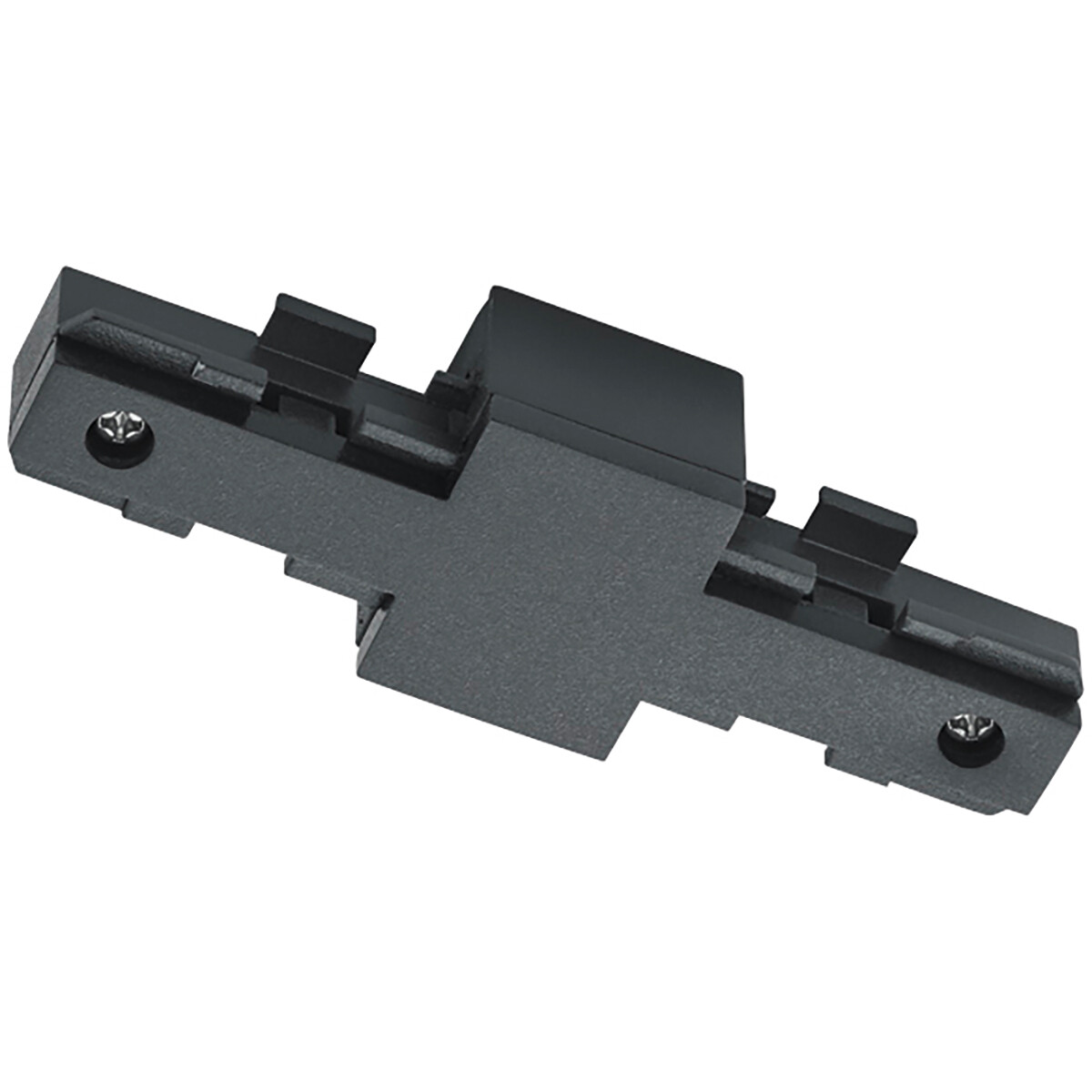 Spanningsrail Isolator - Trion Dual - Rechte Connector - 2 Fase - Mat Zwart product afbeelding