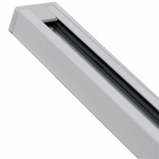 Spanningsrail - Prixa - 1 Fase - Opbouw - Aluminium - Glans Wit - 1m product afbeelding