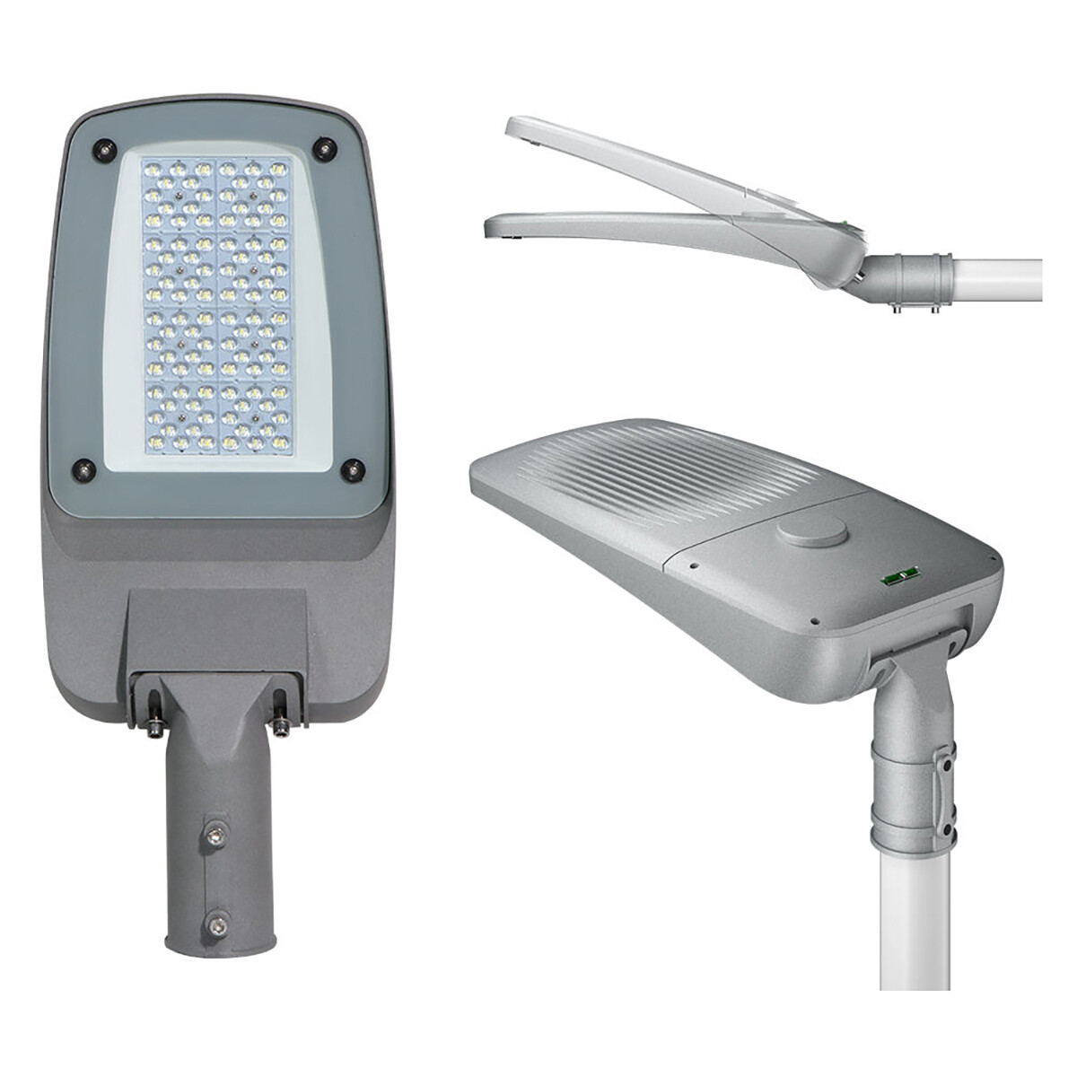 Straatverlichting met Photocell Sensor - Rinzu Strion - 200 Watt - 34000 Lumen - 4000K - Waterdicht IP66 - 70x140D Ø60mm Spigot - OSRAM Driver - Lumileds