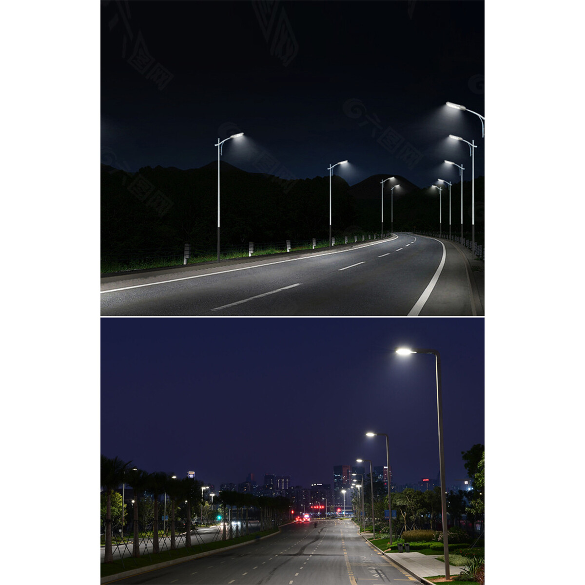 Straatverlichting met Photocell Sensor - Rinzu Strion - 200 Watt - 34000 Lumen - 4000K - Waterdicht IP66 - 70x140D Ø60mm Spigot - OSRAM Driver - Lumileds