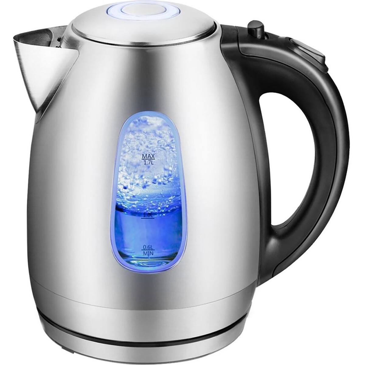 Waterkoker Aigi Quny 1.7 Liter 2200 Watt Rvs Zwart-zilver