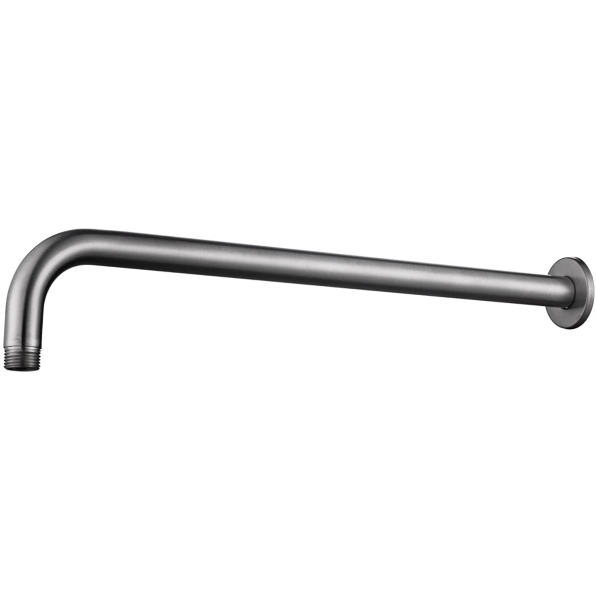 Wiesbaden 304 Douchearm met Muurbevestiging - Gebogen - Rond - 40cm - RVS